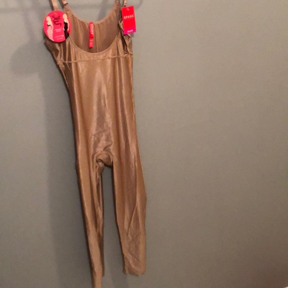 spanx open bust catsuit